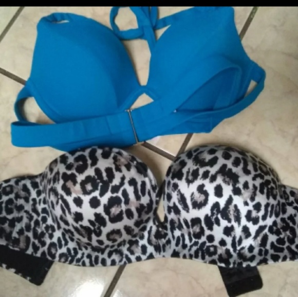 36B unworn strapless Vic Secret cheetah bra - Picture 4 of 4